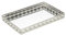 URBNLIVING Bandejas redondas o rectangulares de espejo plateadas, soportes decorativos para decoración del hogar, candelabros (32 cm, rectangular)