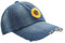 dy_mode Damen Kappe Mütze Baseball Cap Schmetterling Muster - K004 (K205-Sonnenblumen-Jeansblau)