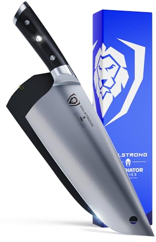 DALSTRONG Chinesisches Hackmesser - 10 - Die Bestiarius - Gladiator Serie - Geschmiedeter Deutscher HC Stahl - G10-Griff - mit Scheide - NSF zertifiziert
