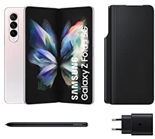 Samsung Galaxy Z Fold3 5G – Teléfono móvil sin tarjeta SIM, Android, Plegable, Smartphone, 512 GB, Plata + Note Pack (Version ES)