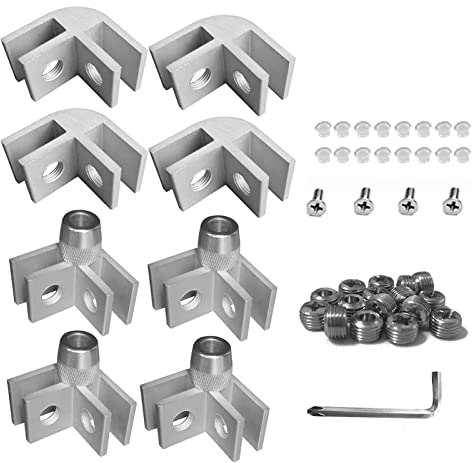 MISOYE Pince à Verre, Pare-Vent en Aluminium pour Foyer d'incendie Clips Pare-Vent pour Foyer d'incendie Épaisseur Pinces Rechange 5/16 Pouces, Convient au Pare-Vent carré pour Foyer d'inc