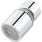 Hibbent Kitchen Sink Faucet Aerator, 360-degree Swivel Adjustable Sink Faucet Head Replacement, 2 Spray Modes Function Soft Stream/Strong Sprayer 22mm Female Thread - Chrome