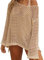 Bsubseach Crochet Crop Tops for Women Bathing Suit Cover Ups Sexy Hollow Out Swim Cover Up Knit Summer Outfits Apricot