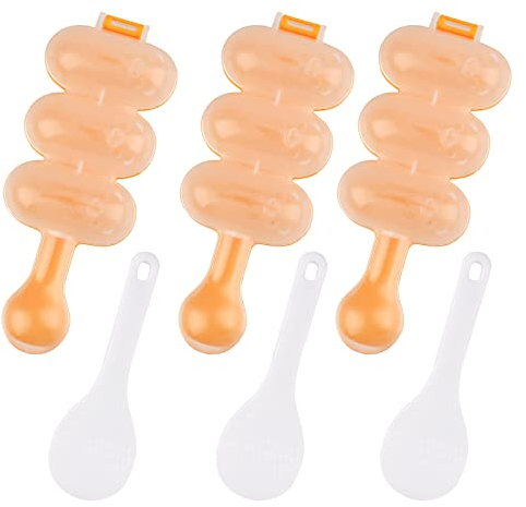 SUPRROW Reis Ball Moulds 3 Stück, Rice Ball Maker DIY Kugel Form Sushi Hersteller Form Küchenhelfer für Kinder DIY Mittagessen Maker Mold