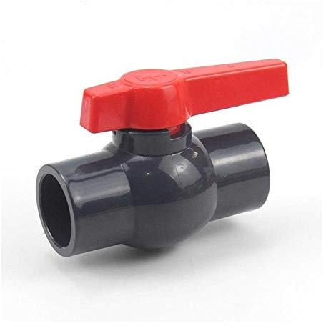 Raccordi idraulici,valvola a sfera,L-AY 1pc ID20mm-110mm UPVC Maniglia laterale Valvola a sfera semplice Tubo flessibile di irrigazione del giardino Collegamento Valvola a sfera in PVC Interruttore co