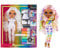 Rainbow High Color & Create DIY Modepuppe - Lila Augen, Locken, extra Top & Schuhe, abwaschbare Regenbogenstifte - Ausmalen, Gestalten, Spielen, Abwaschen - für Kinder von 4-12 Jahren & Sammler