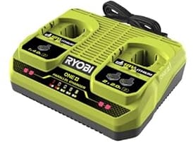 RYOBI Chargeur simultané 2 Ports 18V One+ - 4.0Ah - RC18240G