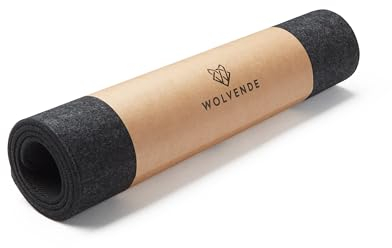 Wolvende Premium Felt Desk Mat | Small 30cm x 70cm | Multifunctional Desk Pad for Home Office | Dark Grey