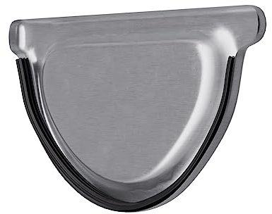 Steckboden mit Gummidichtung langlebiger Rinnenboden mit Dichtlippe für eine perfekte Dachrinne - 333/6tlg. Rinnendurchmesser 150mm