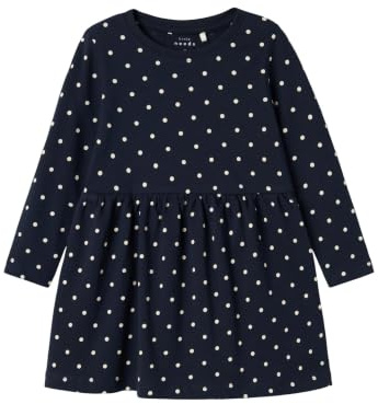 Name IT Mädchen Nmfvivia Ls Dress Noos Kleid (1er Pack)