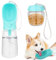 RISVOWO Bouteille d'eau pour Chien Chat, 550ml Gourde Chien, Gourde pour Chien Promenade Con 100ML Coupe Alimentaire, Gamelle de Voyage pour Chien pour Animal de Compagnie en Plein air