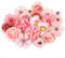 Kunstblumen Köpfe Künstliche Blumen Seidenblumen Blütenköpfe für DIY Basteln Hochzeit Party Home Handwerk 20 Stücke Rosa
