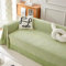 ZCXRYFL Wende Sofa üBerwurf Decke Chenille VollstäNdig Sofabezug FüR 1 2 3 4 Sitzer L U-Form Ecksofa-Universal-Couch üBerzug FüR Alle Jahreszeiten Camping-Nickerchen Decke(180X230cm,Green)