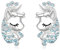 LICHUANUK Einhorn Ohrringe für Mädchen Sterling Silber, Geburtstagsgeschenke für Mädchen Einhorn Schmuck, Geburtstagsgeschenke für Mädchen, Herzform