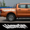 LIOUFTT Autoaufkleber Pickup Kofferraum Grafiken Seiten Vinyl Dekor Aufkleber, passend für Ford Ranger Raptor Wildtrak Autozubehör
