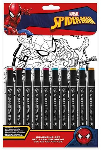 Disney Spiderman Kids 2PCS Paint by Numbers with Pen Markers Arts and Crafts