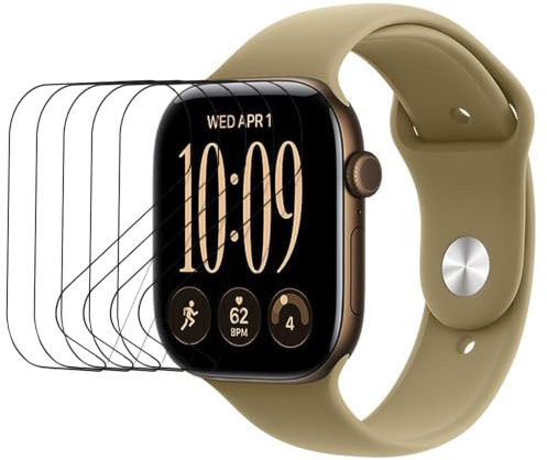 5pcs pellicola idrogel per Apple Watch Series 11, 10/11, 10 Aluminum 42mm | Orologio intelligente Flessibile HD Clear Pellicola Protettiva Schermo TPU Ultra Sottile, Touch Sensibile, Senza bolle
