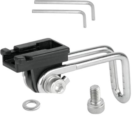 Bikes Fork Light Mount - Aluminium Clamp, Stylish Front Bracket | Versatile Bi Cycle Lamp Holder for Headlight, Cycling Accessory for Road Bikes, Lightweight Fixing for Forks