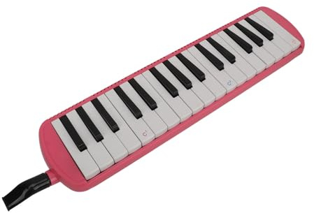 Naroote Melodica, Exquisites Multifunktionales Kultivieren von Musikinteressen School Classic Melodica Leicht zu Lernen für den Schüler Zum Spielen Langlebig (PINK)