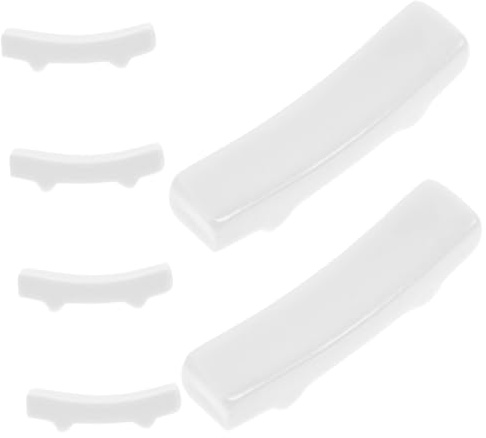 VICASKY Poggiabacchette e Poggiamestolo in Ceramica 6 Pezzi Bianco per Tavola da Pranzo e Cucina Supporto Posate