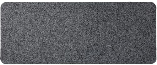 ANRO Schuhparkplatz Fußmatte rutschfest Fußabtreter Schmutzfangmatte Indoor Sauberlaufmatte schmal Abtropfmatte für Eingang Uni Grau 25 x 75 cm