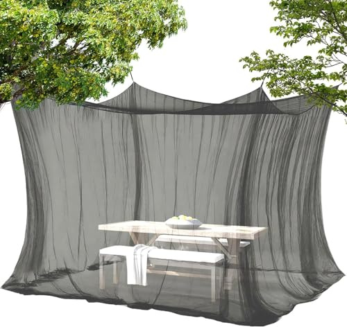 Tenda a Rete Antinsetti Portatile per Patio | Dimensioni 3 x 3 x 2,5 Metri Tenda in Rete Portatile | Zanzariera Antimosche per Esterni. - per Patio, Giardino, Cortile, Terrazza, Pergola, Gazebo da Est