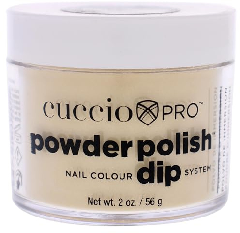 Cuccio Metallic Lemon Gold Dipping Powder 45g