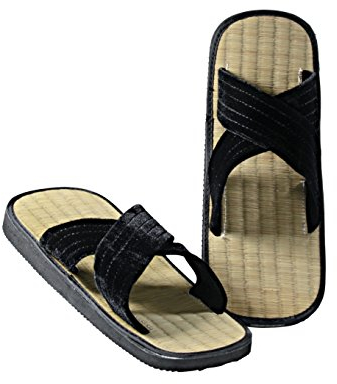 KWON Asiatische Reisstroh-Slipper 38/39