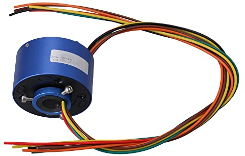 CNBTR CNBTR 6 Drähte, 12,7 mm Lochdurchmesser, Stromleiter, Stromkreise, Durchgangsloch, Schleifring, 380 V AC/DC, 10 A, Stromkollektorring, 54 mm