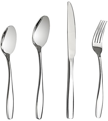 Gitany 24-teilig Edelstahl-Besteck Set, Besteck Für 6 Personen