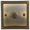 G&H MAB511 Monarch Roped Antique Bronze 1 Gang 1 or 2 Way V-Pro LED Dimmer Switch