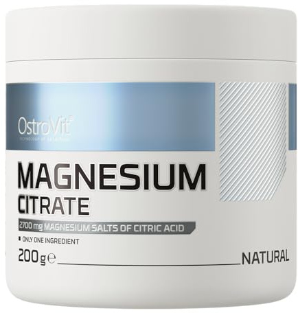OstroVit Supreme Pure Magnesium Citrate 200 g - Magnesium - Mg - No Sugar - No sweeteners