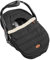 JJ Cole Winter Baby Autositzbezug - Winter Autositzbezug für Babyschale oder Kinderwagen - Babyschalenbezüge mit warmem Sherpa-Futter - Schwarz