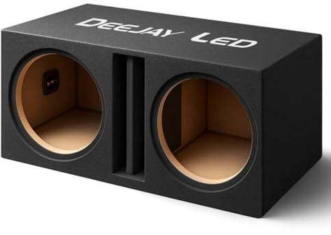Deejay LED Super Bass Caisson de Basse Vide ventilé 38,1 cm