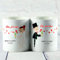My original gift Cadeau personnalisable pour les mariés: Pack de tasses «Oui je le veux» personnalisées avec leurs prénoms et la date de mariage