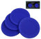 Car Coasters, Wisdompro 4 Pack PVC Car Cup Holder Insert Coaster - Anti Slip Universal Vehicle Interior Accessories Cup Mats for Women(Diameter 3, Blue)