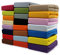FROTTEE Spannbettlaken Spannbetttuch Bettlaken mit Gummizug in vielen Größen und Farben (Hellblau, 90-100 x 200 cm)
