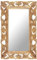 vidaXL Mangoholz Massiv Spiegel Handgeschnitzt Wandspiegel Flurspiegel Dekospiegel Garderobenspiegel Frisierspiegel Rahmenspiegel Braun 80x50cm