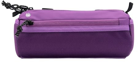 Lumiere & Co. Fahrrad-Lenker Tasche – Minimalistisches Design – 3 Größen, Mehrere Farben – Clipriemen, Schultergurt (Lila, Mittel)