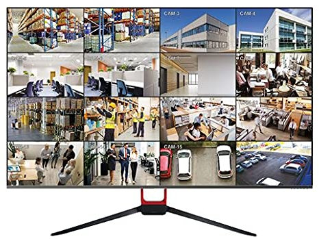 Qvis 28 pulgadas 4K LED HDMI estrecho bisel monitor de seguridad con 2 altavoces y USB