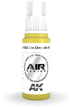 AK Acrylics 3Gen Aircraft AK11858 Zinc Chromate Yellow (17ml)