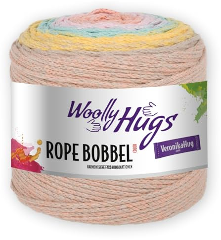 PRO LANA Rope Bobbel Color - Woolly Hugs - Farbe: Pastell (106) - 250 g/ca. 210 m Wolle