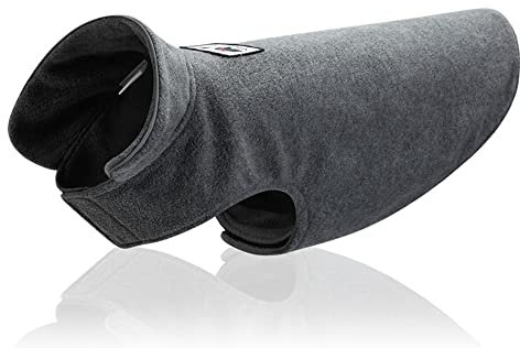 Hundemantel Winter Polarfleece-Material kalt und warm kalt und warm Hundekleidung Hundepulli Sweatshirt Hund Winterjacke Baumwolle für Hunde grau L