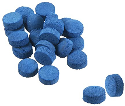 PATIKIL Pool-Queue-Spitzen, 9 mm Durchmesser, 20 Stück Pool-Billard-Queue-Spitzen, Billard-Sticks, Billard-Queue-Spitzen, Blau