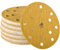 Wfix 50 Disques de poncage 150 mm K40, Perforation 15 trous pour ponceuse excentrique, Grain K40 grossier Disque Abrasif Professionnel pour Ponçage du Bois, Platre, Rénovation