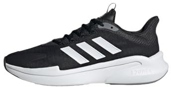 adidas Herren AlphaEdge + Shoes Laufschuhe, Core Black/Cloud White/Grey, 40 EU
