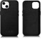Mobiskin Hülle passend für iPhone 15 (6,1 Zoll), Handyhülle mit Leder, Case kompatibel mit MagSafe, Schutzhülle, Handytasche, Slim Cover, dünn, Schwarz