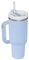 40oz Adventure Quencher Becher mit Henkel und Strohhalm, No Moq, 304 Edelstahl, BPA-frei, großer Becher (New Sky Blue)