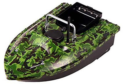 YyanLAK 500M Tarnung Fischköder Futterboot, Köderboot Tarnung Baitboat und Fernbedienung, Futterboot 1,5KG Beladung, Wireless Fischerköder Futterboot, für Seen oder
