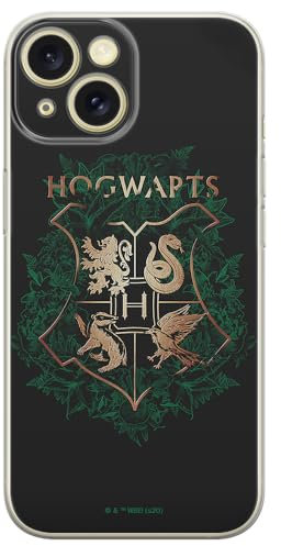 ERT GROUP Handyhülle für iPhone 15 Original und offiziell Lizenziertes Harry Potter Muster 019 optimal an die Form des Handy angepasst, hülle aus TPU
